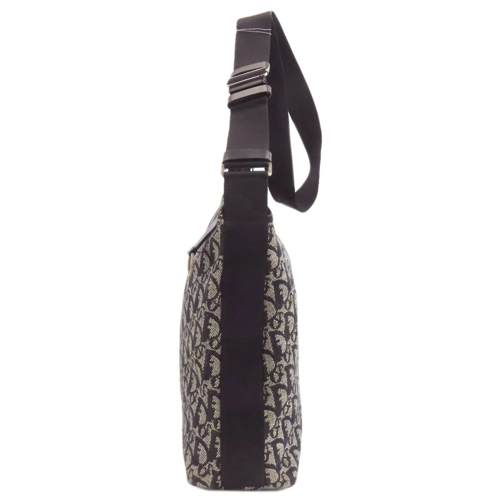 CHRISTIAN DIOR Black Canvas Trotter Shoulder Bag - Picture 3 of 16